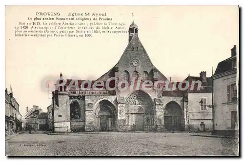 Cartes postales Provins Eglise St Ayoul