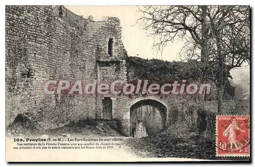 Ansichtskarte AK Provins Les Fortification poterne Faneron