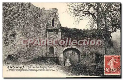 Cartes postales Provins Les Fortification poterne Faneron