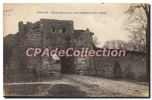 Cartes postales Provins Porte Saint Jean Vue Exterieure