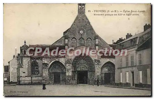 Cartes postales Provins Eglise Saint Ayoul Monument Gothique