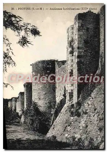 Ansichtskarte AK Provins Anciennes Fortifications