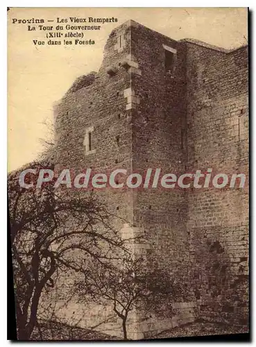 Ansichtskarte AK Provins Les Vieux Remparts La Tour Du Gouverneur