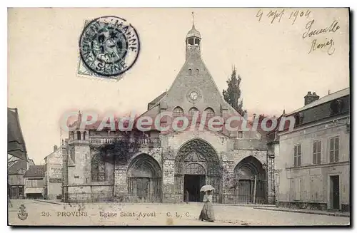 Cartes postales Provins Eglise Saint Ayoul