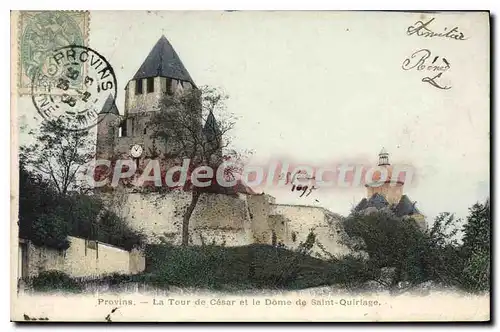 Ansichtskarte AK Provins La Tour De Cesar Et Le Dome saint Quiriage