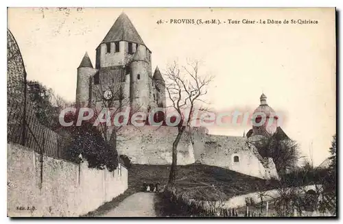 Cartes postales Provins Tour Cesar Le Dome De saint Quiriace