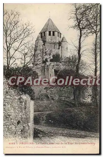 Ansichtskarte AK Provins La Tour Cesar Vue De la tour du Luxembourg