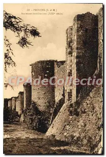 Ansichtskarte AK Provins Anciennes Fortifications