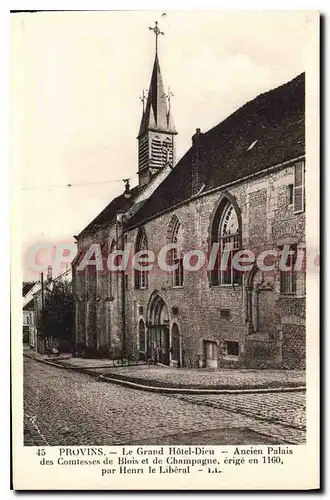 Cartes postales Provins Le Grand Hotel Dieu Ancien Palais