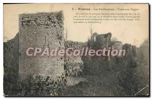 Ansichtskarte AK Provins Les Fortifications Tours Aux Engins