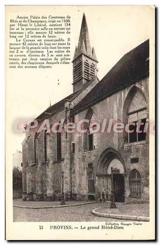 Cartes postales Provins Le Grand Hotel Dieu