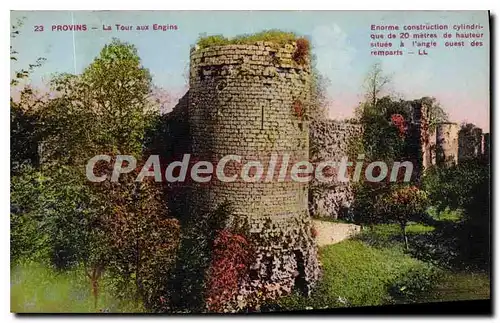 Cartes postales Provins La Tour Aux Engins