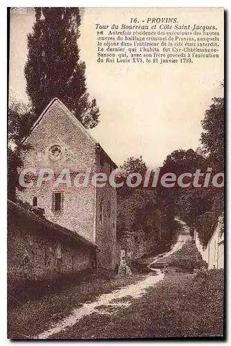 Cartes postales Provins Tour Du Bourreau Et Cote Saint Jacques