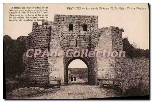 Cartes postales Provins La Porte St Jean