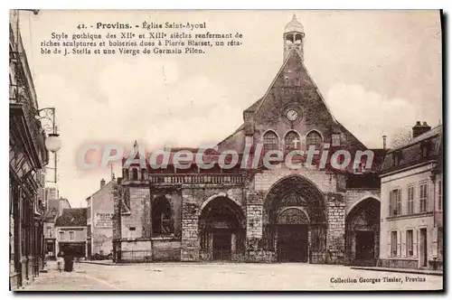 Cartes postales Provins Eglise Saint Ayoul