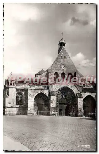 Cartes postales Provins Eglise St Ayoul Batie incendi�e