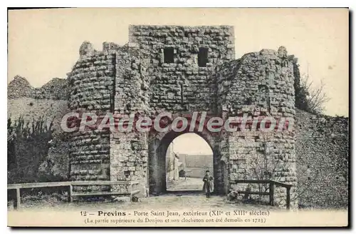 Cartes postales Provins Porte Saint Jean Exterieur