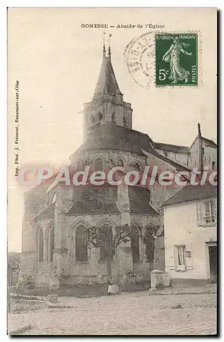 Ansichtskarte AK Gonesse Abside De I'Eglise