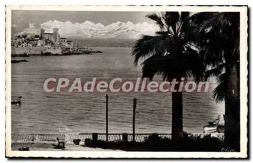 Cartes postales Antibes Vue Sur Les Alpes