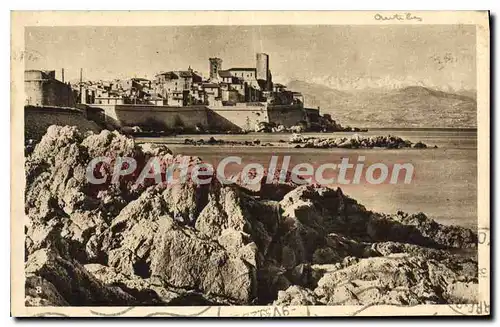 Cartes postales Antibes Vue Generale Chaine Des Alpes