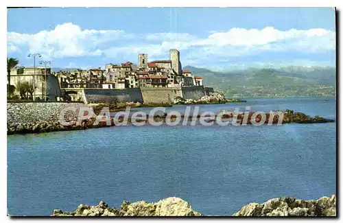 Cartes postales Antibes Vue Sur Les Remparts Et Le Chateau