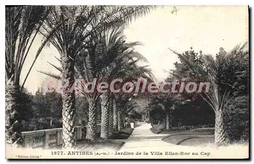 Cartes postales Antibes Jardins De La Villa Eilen Roc au Cap