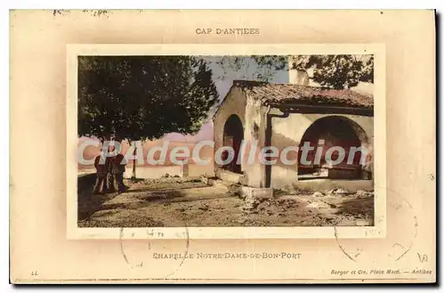 Cartes postales Cap Antibes Chapelle Notre Dame De Bon Port