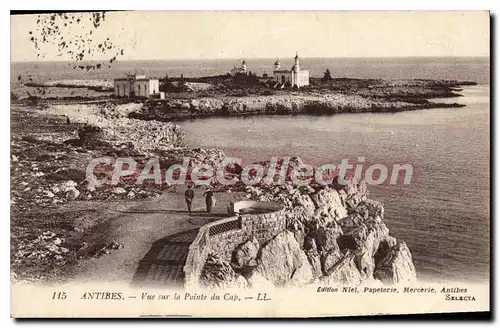 Cartes postales Antibes Vue Sur La Pointe Du Cap