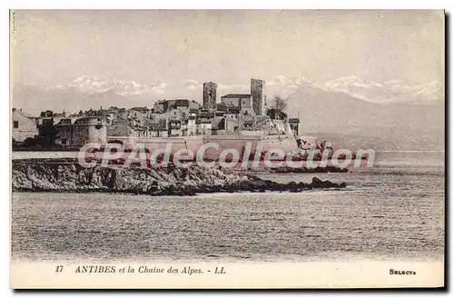 Ansichtskarte AK Antibes Et La Chaine Des Alpes