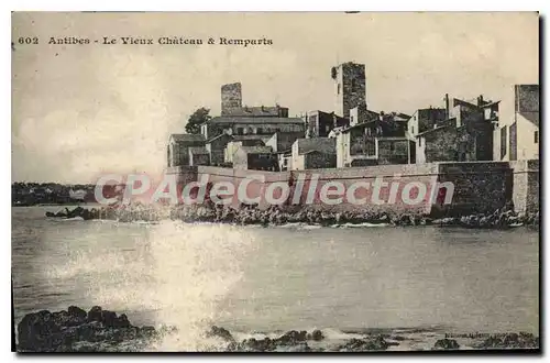 Cartes postales Antibes Le Vieux Chateau Remparts