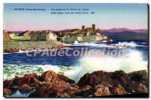 Cartes postales Antibes Vue Prise De La Pointe De I'Ilette