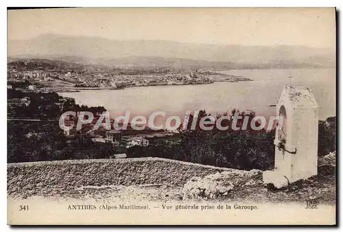 Cartes postales Antibes Vue Generale Prise De La Garoupe