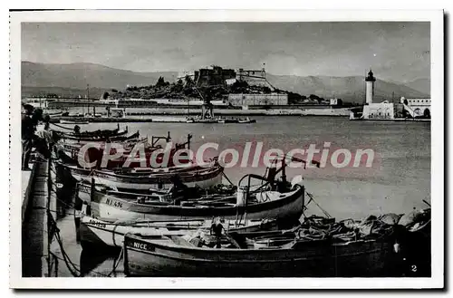 Cartes postales Antibes Le Port Et Le Fort Carre