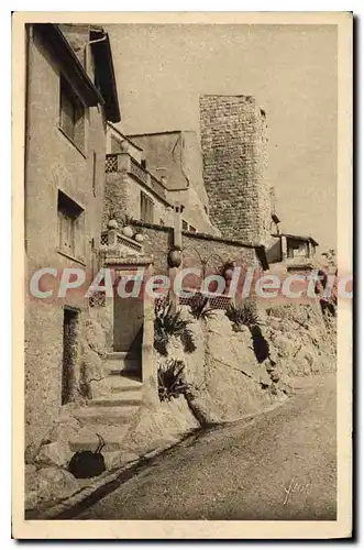 Cartes postales Antibes Maisons Construites Dans Le Roc