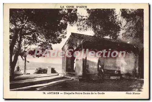 Cartes postales Antibes Chapelle Notre Dame De La Garde