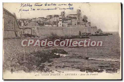 Cartes postales Antibes Anse Du Ponteil