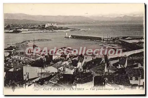 Cartes postales Antibes Vue Panoramique Du Port