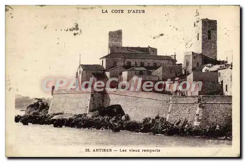 Cartes postales Antibes Les Vieux Remparts