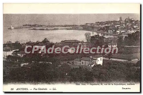 Cartes postales Antibes Vue Generale