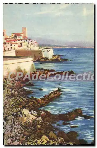 Cartes postales Antibes Les Remparts De La Vieille Ville