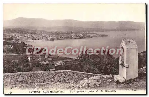 Cartes postales Antibes Vue Generale Prise De La Garoupe