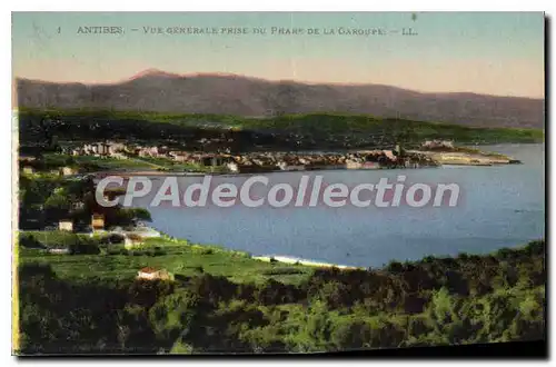 Cartes postales Antibes Vue Generale Prise Du Phare De La Garoupe