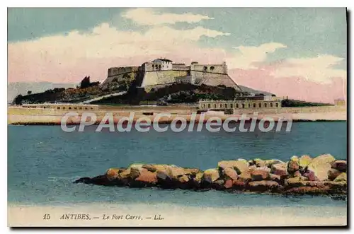 Ansichtskarte AK Antibes Le Fort Carre