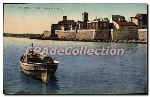 Cartes postales Antibes Les Remparts