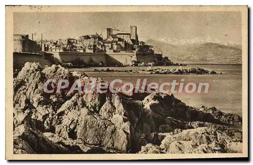 Cartes postales Antibes Vue Generale Chaine Des Alpes