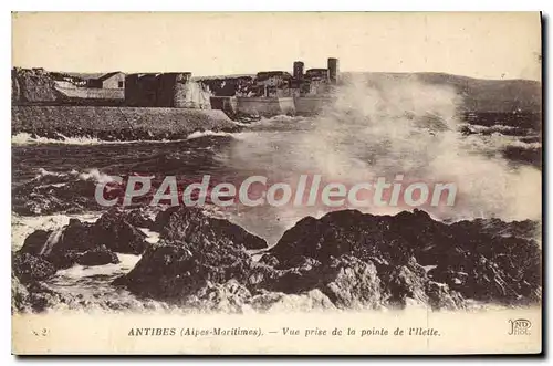 Cartes postales Antibes Vue Prise De La Pointe De I'Ilette