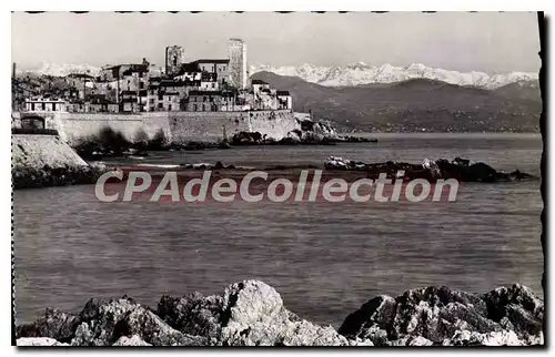 Cartes postales Antibes Et La Chaine Des Alpes