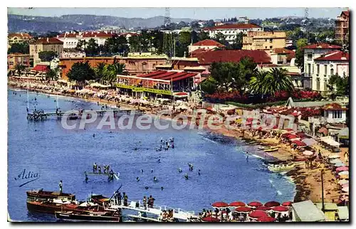 Cartes postales Juan Les Pins Vue Sur La Plage