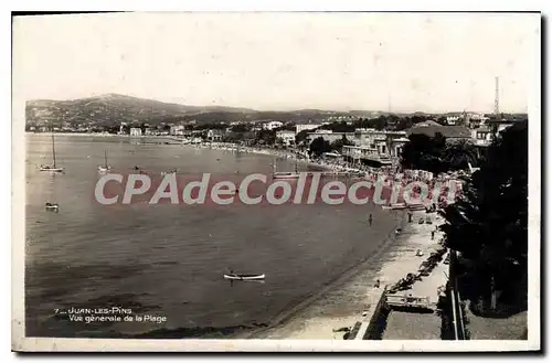 Cartes postales Juan Les Pins Vue Generale De La Plage