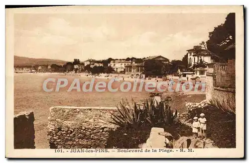 Cartes postales Juan Les Pins Boulevard De La Plage